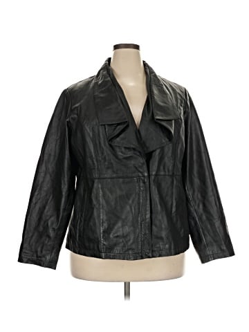 Jessica London Leather Jacket (view 1)