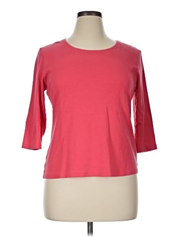 Karen Scott 3/4 Sleeve T-Shirt (view 1)