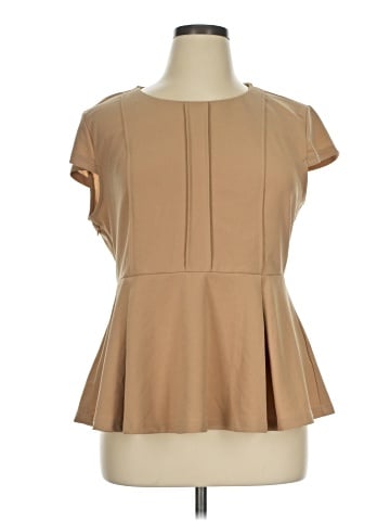 Allegra K Short Sleeve Blouse (view 1)