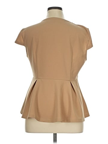 Allegra K Short Sleeve Blouse (view 2)