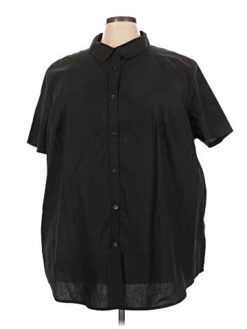 Woman Within Short Sleeve Button-Down Shirt (view 1)