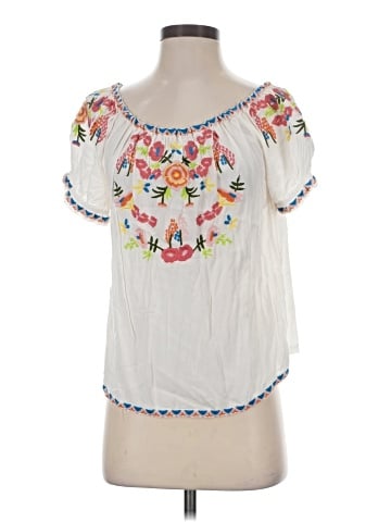 Solitaire Short Sleeve Blouse (view 1)