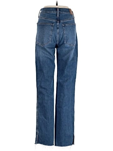 Madewell Mid-Rise Stovepipe Jeans in Harsdale Wash: Raw-Hem Edition (view 2)