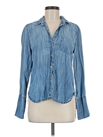 Elevenses Long Sleeve Button-Down Shirt (view 1)