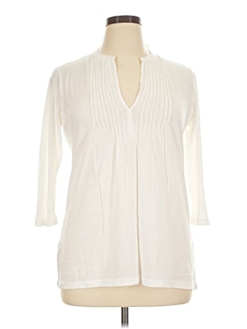 Ann Taylor LOFT Outlet 3/4 Sleeve Blouse (view 1)