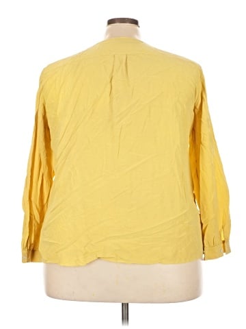 Lafayette 148 New York 3/4 Sleeve Blouse (view 2)