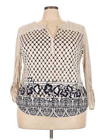 Style&Co 3/4 Sleeve Blouse (view 1)