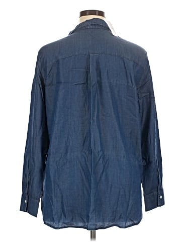 Ann Taylor LOFT Outlet Long Sleeve Button-Down Shirt (view 2)