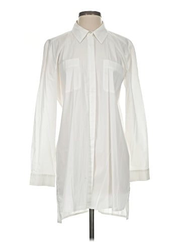 Eileen Fisher Long Sleeve Button-Down Shirt (view 1)