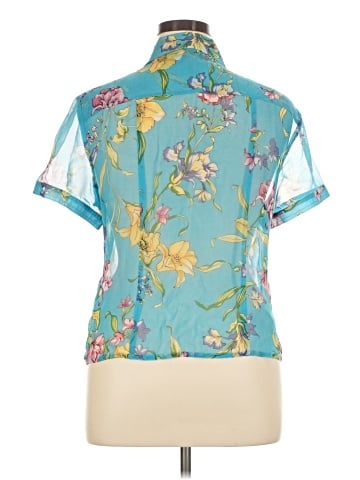 Spenser Jeremy Short Sleeve Silk Top (view 2)