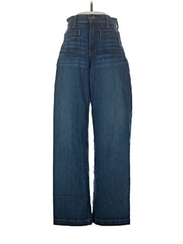 Madewell The Emmett Wide-Leg Jean in Allentown Wash: Patch Pocket Edition (view 1)