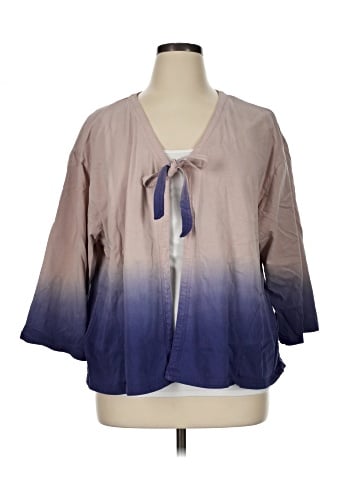LOGO by Lori Goldstein 3/4 Sleeve Blouse (view 1)