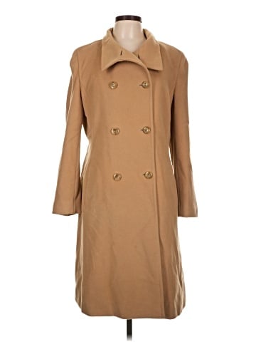 Dana Buchman Wool Coat (view 1)