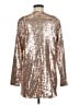 Torrid 100% Nylon Metallic Gold Jacket Size Lg Plus (0) - photo 2