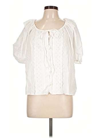 Lands' End 3/4 Sleeve Blouse (view 1)