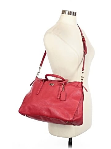 Coach Factory Leather Satchel (view 2)