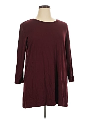 Liz Claiborne 3/4 Sleeve T-Shirt (view 1)