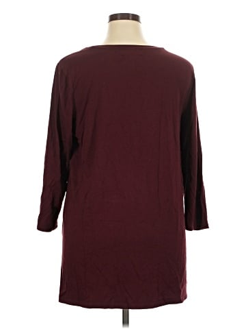 Liz Claiborne 3/4 Sleeve T-Shirt (view 2)