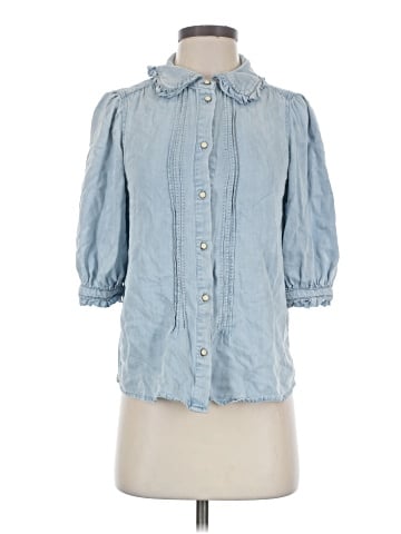 Democracy 3/4 Sleeve Button-Down Shirt (view 1)