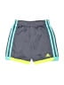 Adidas 100% Polyester Color Block Blue Athletic Shorts Size 5 - photo 1