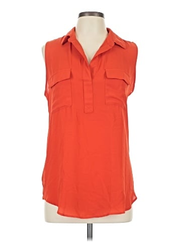 Ann Taylor LOFT Sleeveless Button-Down Shirt (view 1)