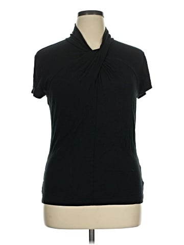 New York & Company Short Sleeve Turtleneck (view 1)