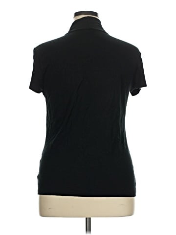 New York & Company Short Sleeve Turtleneck (view 2)