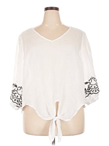 Olivia & Martin 3/4 Sleeve Blouse (view 1)