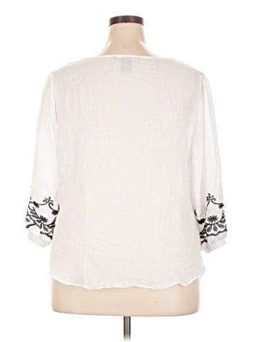 Olivia & Martin 3/4 Sleeve Blouse (view 2)