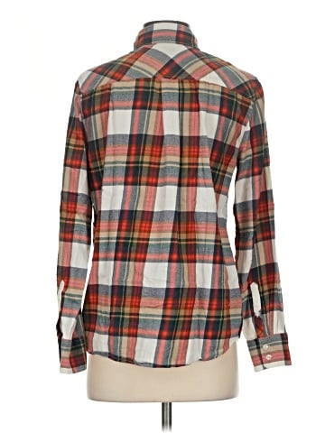 J.Crew Factory Store Long Sleeve Button-Down Shirt (view 2)