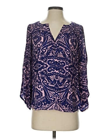 Alice & Trixie 3/4 Sleeve Silk Top (view 1)