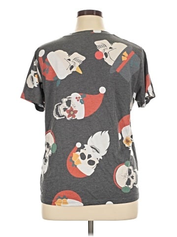 Shein Curve Short Sleeve T-Shirt (view 2)