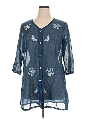 April Cornell 3/4 Sleeve Blouse (view 1)