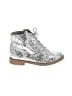 Assorted Brands Metallic Silver Ankle Boots Size 4 (youth) - photo 1