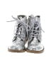 Assorted Brands Metallic Silver Ankle Boots Size 4 (youth) - photo 2