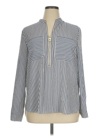MICHAEL Michael Kors Long Sleeve Blouse (view 1)