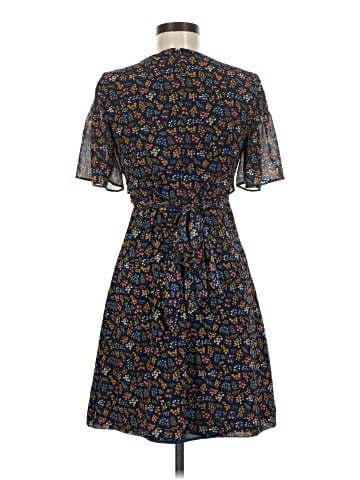 Madewell Cross-Front Mini Dress in Garden Party (view 2)