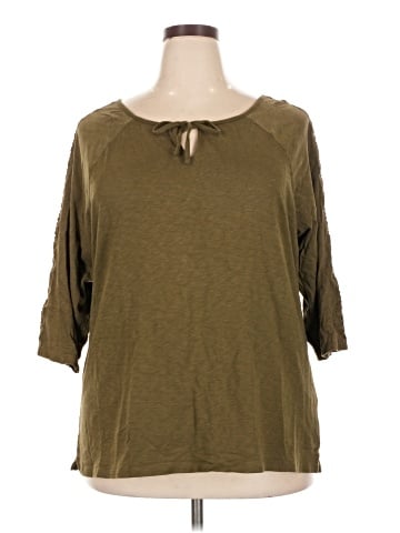 Talbots 3/4 Sleeve T-Shirt (view 1)