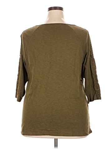 Talbots 3/4 Sleeve T-Shirt (view 2)