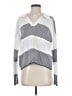 Splendid 100% Cotton Stripes White Pullover Sweater Size S - photo 1