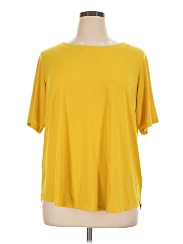Susan Graver Short Sleeve Top (view 1)
