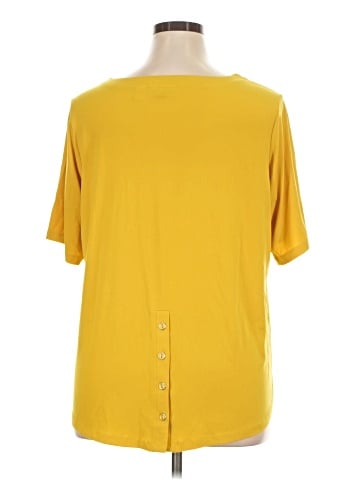 Susan Graver Short Sleeve Top (view 2)