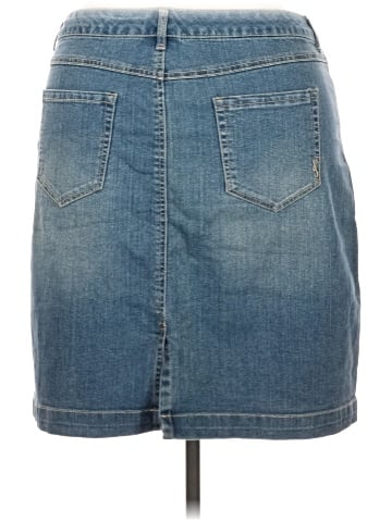 Style&Co Denim Skirt (view 2)