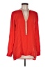 Willi Smith 100% Polyester Red Long Sleeve Blouse Size M - photo 1