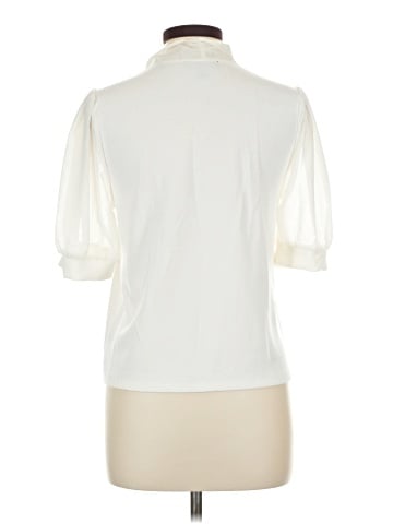 Cable & Gauge Short Sleeve Blouse (view 2)
