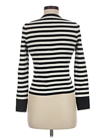 Madewell Zip-Front Cardigan in Stripe (view 2)
