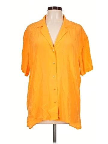 Babaton Short Sleeve Silk Top (view 1)