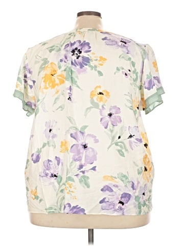 Lane Bryant Short Sleeve Blouse (view 2)