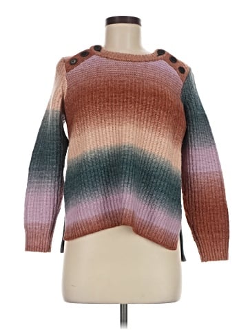 Madewell Space-Dyed Button-Shoulder Pullover Sweater (view 1)
