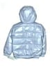 Cat & Jack 100% Polyester Metallic Silver Snow Jacket Size 8 - photo 2